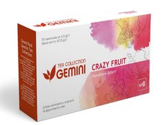 Чай Gemini Гранд Пак для чайника Crazy Fruit Наглый фрукт 15шт 0048 фото
