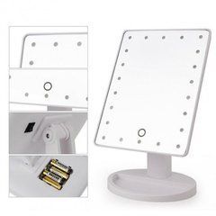 Дзеркало для макіяжу з 16 LED підсвічуванням Mirror White. QR-563 Колір білий 21021 фото
