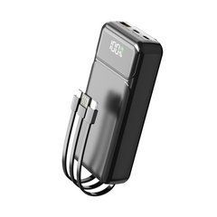 Power Bank Aspor A316 Fast Charge 20000mAh (USB-C/USB/Type-C/Lightning/22.5W)- чорний (900146) 900146 фото