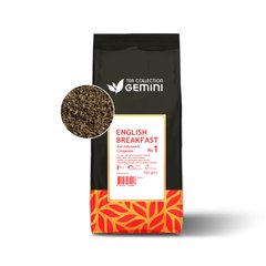 Чай листовий Gemini English Breakfast Англійський сніданок 100г 0104 фото