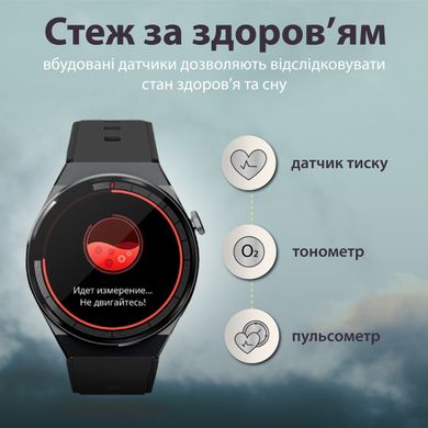 Смарт часы мужские сенсорные умные часы с nfc фитнес часы водонепроницаемые UR155B фото