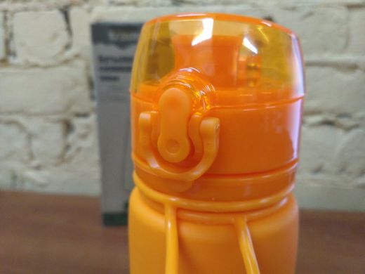 Бутылка силиконовая 500 мл Tramp, TRC-093-orange TRC-093-orange фото