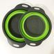 Друшляк складаний COLLAPSIBLE FILTER BASKETS (силіконовий). VT-905 Колір зелений 8675 фото 4