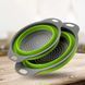 Друшляк складаний COLLAPSIBLE FILTER BASKETS (силіконовий). VT-905 Колір зелений 8675 фото 3