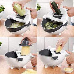 Овочерізка Wet Basket Vegetable XO-397 Cutter 9в1 4359 фото