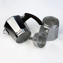 Кавоварка гейзерна ручна Magio MG-1003 450 мл, Кавоварка гейзерна ручна, Гейзерна DG-249 кавоварка сталь 331971 фото