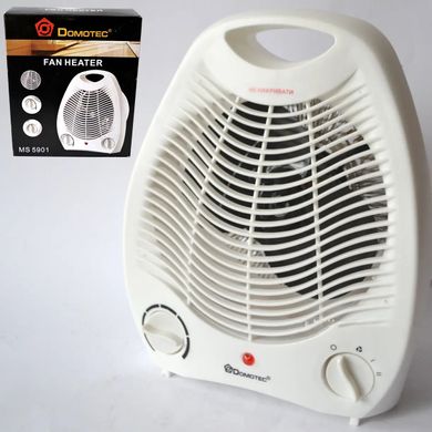 Обігрівач тепловентилятор (дуйка) Domotec MS-5901, Вітродуйка обігрівач, Електрична дуйка, 2 кВт ws32618 фото