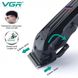 Машинка для стрижки волосся VGR V-282 акумуляторна професійна підстригальна LED, 6 насадок ws26154 фото 2