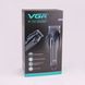Машинка для стрижки волосся VGR V-282 акумуляторна професійна підстригальна LED, 6 насадок ws26154 фото 4