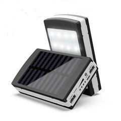 УМБ Power Bank Solar 20000 mAh мобільне зарядне із сонячною панеллю та лампою ws44689-1 фото