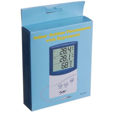 Термометр гигрометр TA 318 с выносным датчиком температуры ws92532 фото