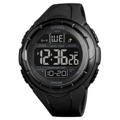 Годинник наручний чоловічий SKMEI 1656BK BLACK, водостійкий тактичний годинник. Колір: чорний ws73461 фото