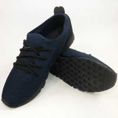 Кросівки літо чоловіча сітка 45 розмір | Текстильні кросівки | Модель 41373. Колір: синій ws41373-5 фото