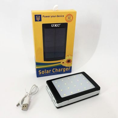 Портативное зарядное power bank Solar 40000 mAh, Внешний аккумулятор, Переносной аккумулятор LJ-573 для телефона ws44689-3 фото