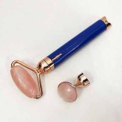 Масажер ролик електричний для особи Facial Roller Massager. JX-430 Колір синій 26944 фото