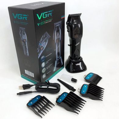 Машинка для точної стрижки бороди та волосся VGR Hair Clipper V-653 Voyager, Електробритва JO-682 для голови 345637 фото