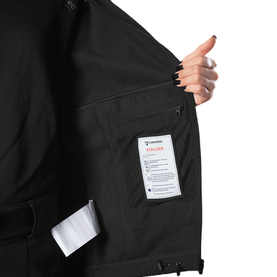 Жіноча куртка Stalker SoftShell Чорна (7442), S 7442-S фото
