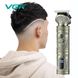 Акумуляторна машинка для стрижки волосся VGR V-962 тример для бороди та вусів з насадками 1-7 мм ws91729 фото 4