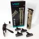 Акумуляторна машинка для стрижки волосся VGR V-962 тример для бороди та вусів з насадками 1-7 мм ws91729 фото 10