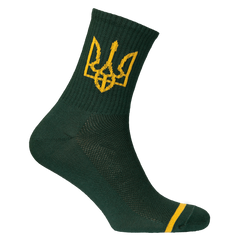 Шкарпетки Тризуб Темно-зелені (7166), 39-42 7166(39-42) фото