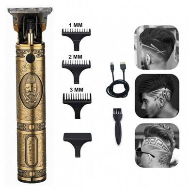 Аккумуляторная профессиональная машинка-триммер для стрижки волос, бороды, усов VGR V-085 окантовочный ws95111 фото