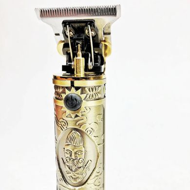 Професійна акумуляторна машинка-триммер для стрижки волосся, бороди, вусів VGR V-085 окантувальний тример з 3 насадками ws95111 фото
