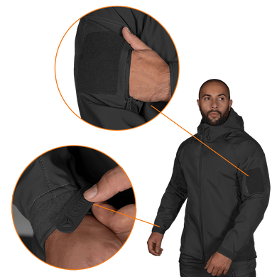 Куртка Stalker SoftShell Черная (7226), S 7226(S) фото