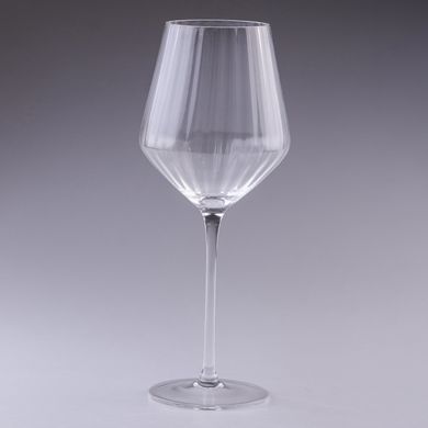 Скляні келихи на ніжці набір келихів для вина 6 шт 550 мл HP96 фото