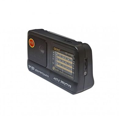 Радиоприёмник Kipo KB-409 AC мощный радио FM c usb питание от батарейки R20 или от сети Черный ws66758 фото