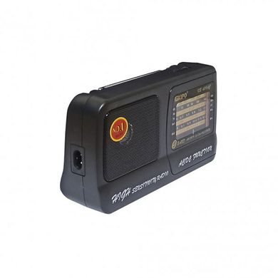 Радиоприёмник Kipo KB-409 AC мощный радио FM c usb питание от батарейки R20 или от сети Черный ws66758 фото