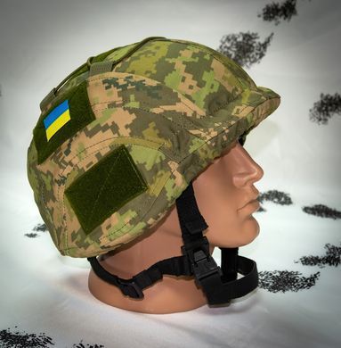 Кавер Kirasa на шлем с козырьком Ballistic Helmet KC-HM001 пиксель (KI604) KI604 фото