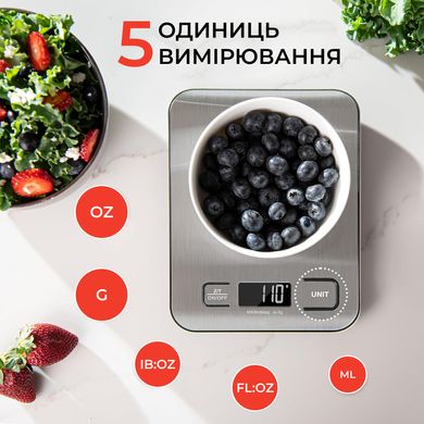 Кухонные весы электронные 5 кг Sokany кулинарные на батарейках 2AAA точные домашние пищевые для еды ZD3SL фото