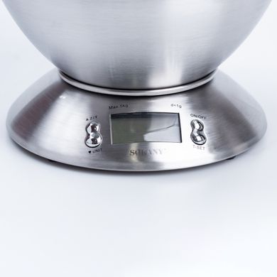 Весы кухонные 5 кг с чашей 2 литра точные Sokany электронные пищевые бытовые кулинарные для продуктов SK1204 фото