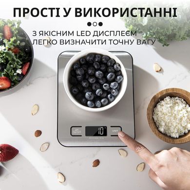 Кухонные весы электронные 5 кг Sokany кулинарные на батарейках 2AAA точные домашние пищевые для еды ZD3SL фото