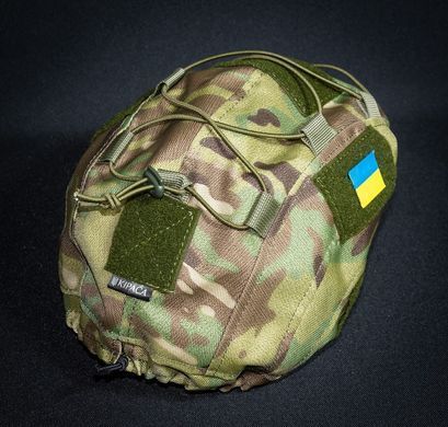 Кавер Kirasa на шлем с козырьком Ballistic Helmet KC-HM001 пиксель (KI604) KI604 фото