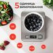 Кухонні ваги електронні 5 кг Sokany кулінарні на батарейках 2AAA точні домашні харчові для їжі ZD3SL фото 6