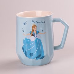 Чашка керамічна Princess 450мл Діснеєвська принцеса чашки для кави Блакитний HPCYM0859BL фото