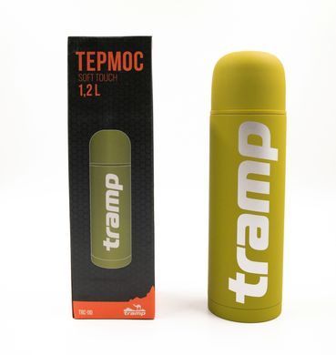 Термос TRAMP Soft Touch 1,2 л, Хакі TRC-110-khaki фото