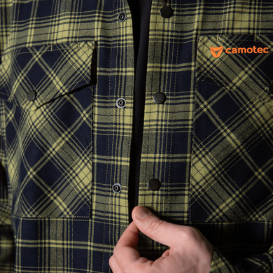 Сорочка &ldquo;Буревій&rdquo; (Logo Orange) Lime Green/Navy 8605(S) фото