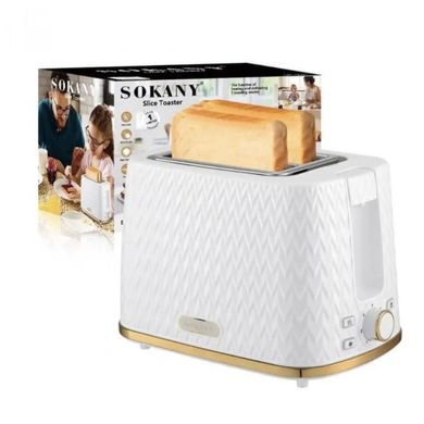 Тостер Sokany SK-034 Slice Toaster 780W тостерница SK034W фото