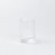 Стеклянный стакан ребристый прозрачный набор стаканов 6 штук HP98 фото 3