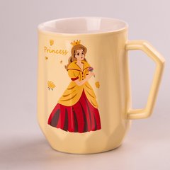 Чашка керамічна Princess 450мл Діснеєвська принцеса чашки для кави Жовтий HPCYM0859Y фото