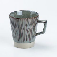 Чашка керамічна для чаю та кави 300 мл у стилі ретро Зелена HP7208GR фото