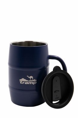 Термокружка Tramp подарункова з кришкою 0,5л синя, TRC-100-blue UTRC-100-olive фото