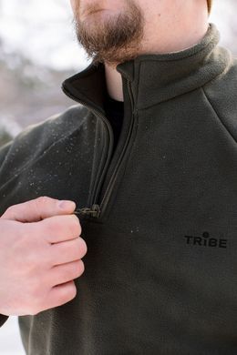 Кофта флісова Tribe Fleece Jacket Half Zip T-KJ-0012-olive, 50 T-KJ-0012-olive-50 фото