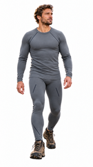 Термобілизна чоловіча Tramp Active комплект (футболка+штани) UTRUM-021-grey, 2XL UTRUM-021-grey-2XL фото