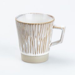Чашка керамічна для чаю та кави 300 мл у стилі ретро Золотиста HP7208G фото