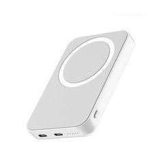 Power Bank Aspor A325 MagSafe Battery Pack 5000mAh (Type-C/Lightning/20W)- білий(900142) 900142 фото