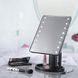 Зеркало для макияжа с 16 LED подсветкой Mirror White. MH-805 Цвет: черный 147838 фото 10