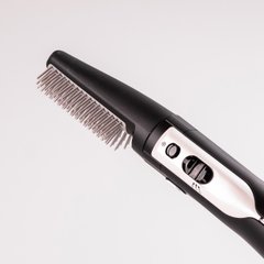 Фен стайлер для волосся 2 в 1 керамічний 1000 Вт 2 швидкості щітка фен Sokany JE-204 JE204 фото